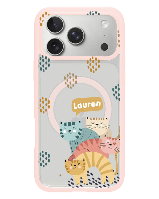 iPhone Rearguard Hybrid - Rainbow Meow 2.0