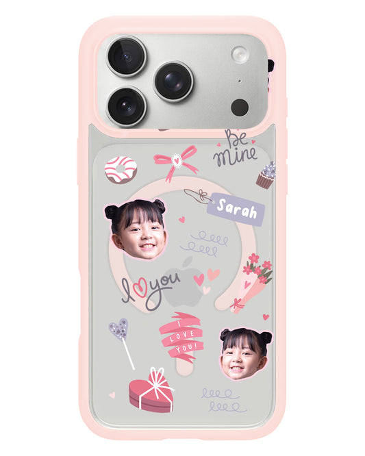 iPhone Rearguard Hybrid - Face Grid Lovely