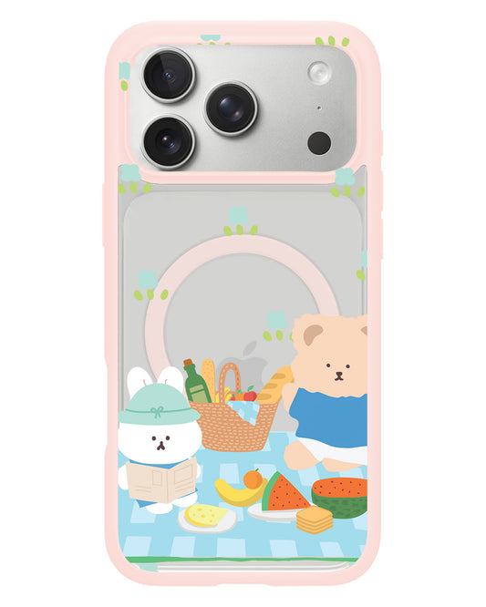 iPhone Rearguard Hybrid - Picnic Bear Blue