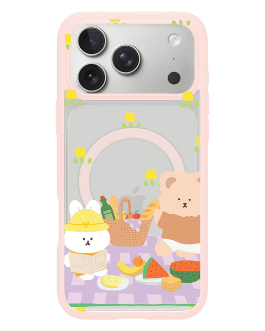iPhone Rearguard Hybrid - Picnic Bear Lilac
