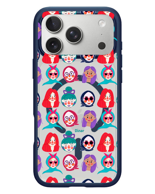 iPhone Rearguard Hybrid - Cute Sweety Faces