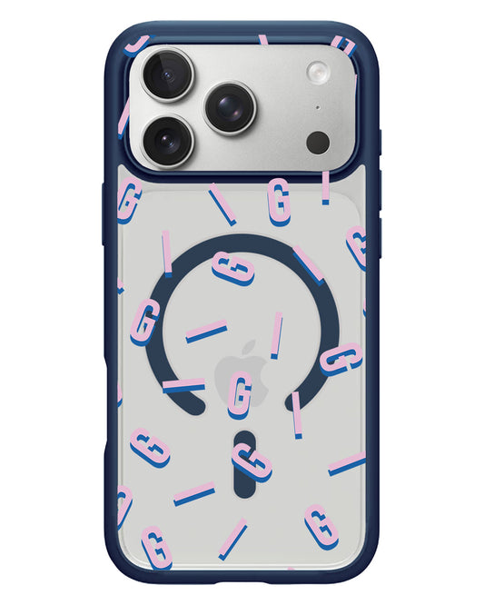 iPhone Rearguard Hybrid - CUSTOM MONOGRAM 1.0 Cotton Candy