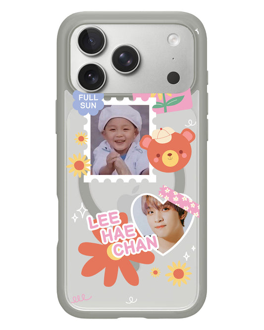 iPhone Rearguard Hybrid - Face Grid Sunflower