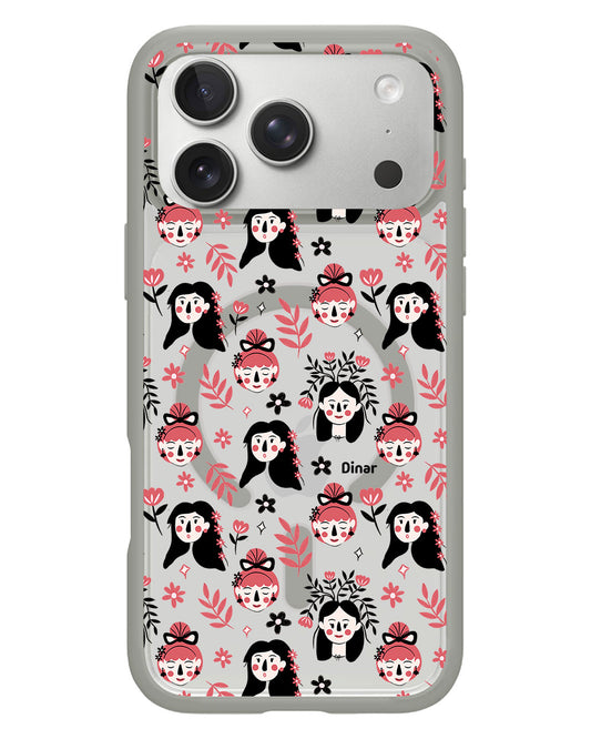 iPhone Rearguard Hybrid - Flowery Faces