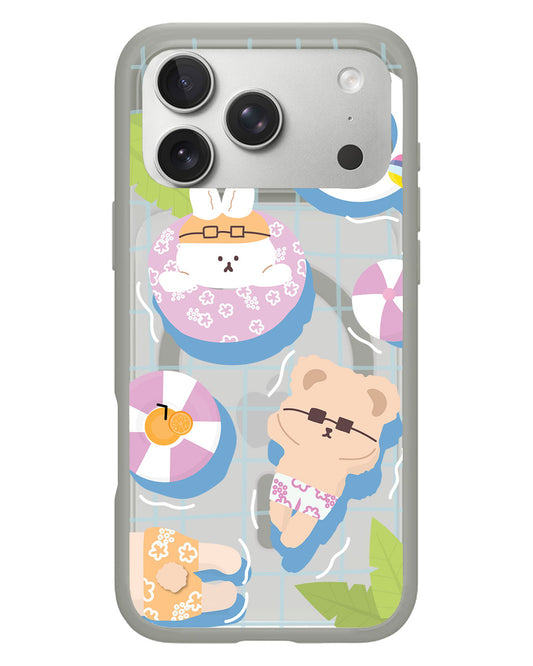 iPhone Rearguard Hybrid - Pool Party Pink