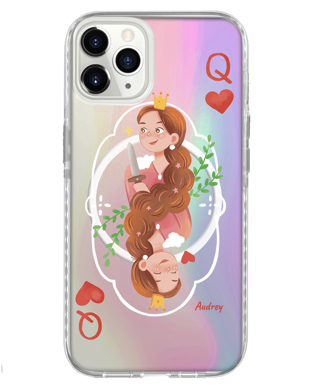 iPhone Rearguard Holo - Queen (Couple Case)