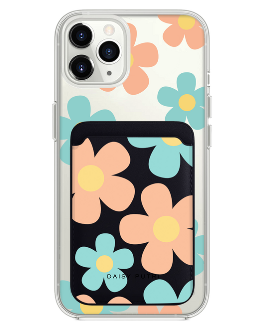 iPhone Magnetic Wallet Case - Daisy Daze