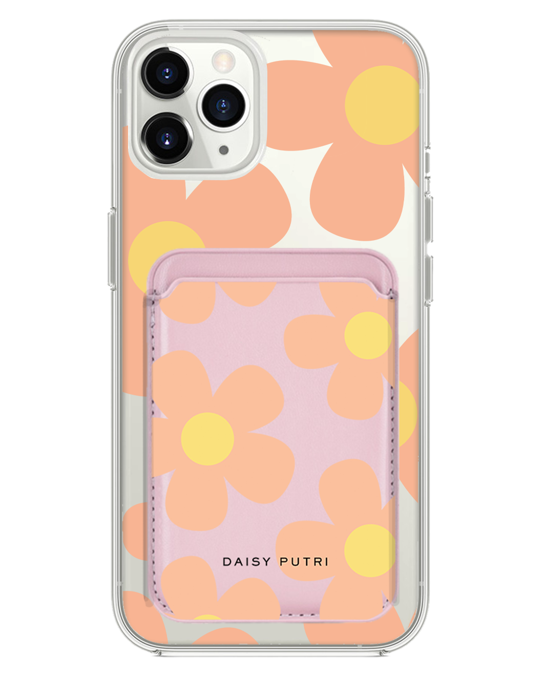iPhone Magnetic Wallet Case - Daisy Love