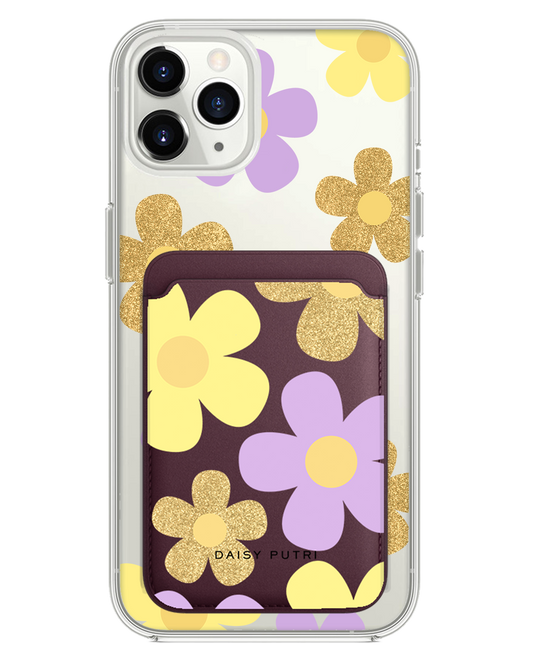 iPhone Magnetic Wallet Case - Daisy Twinkle