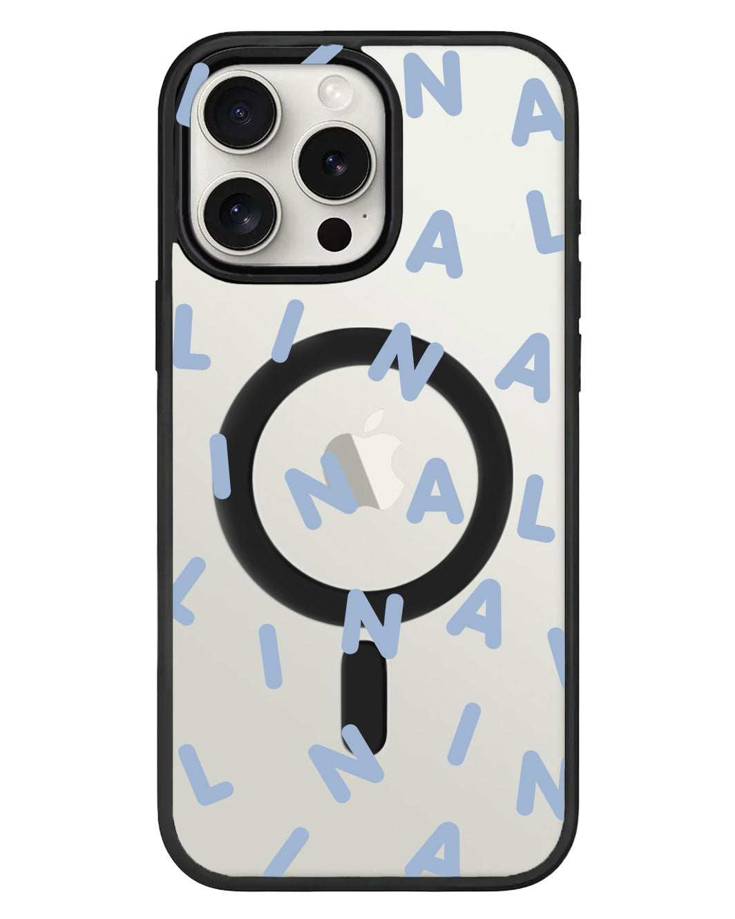 iPhone Rearguard Hybrid - CUSTOM Monogram 2.0 Pastel Blue