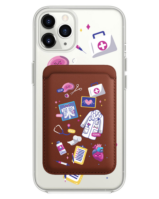 iPhone Magnetic Wallet Case - Doctor