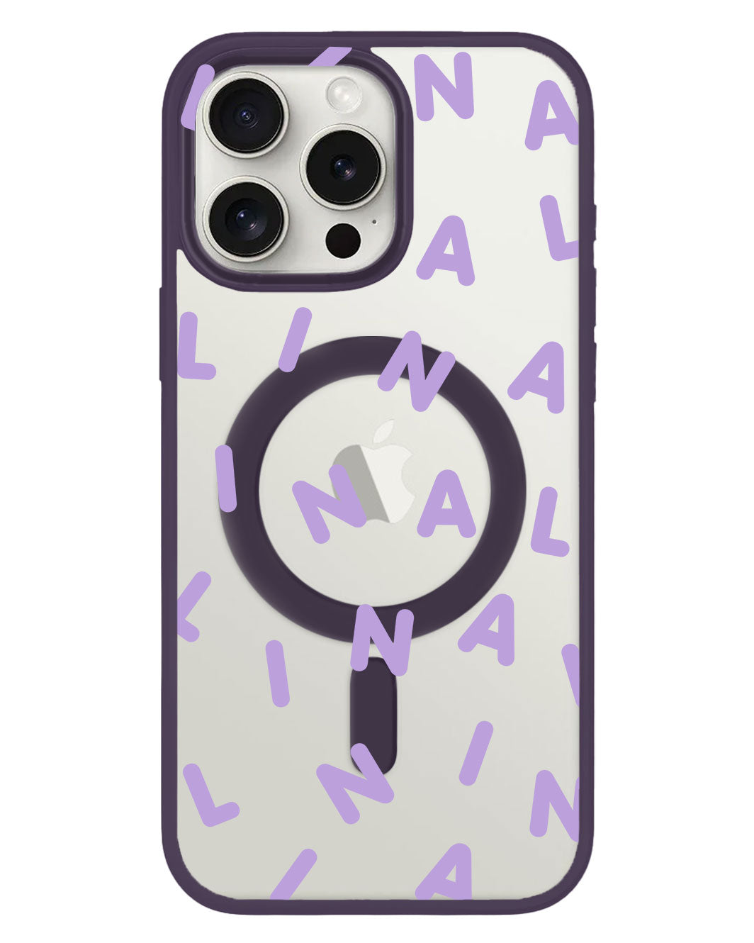 iPhone Rearguard Hybrid - CUSTOM Monogram 2.0 Lilac