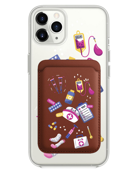 iPhone Magnetic Wallet Case - Nurse