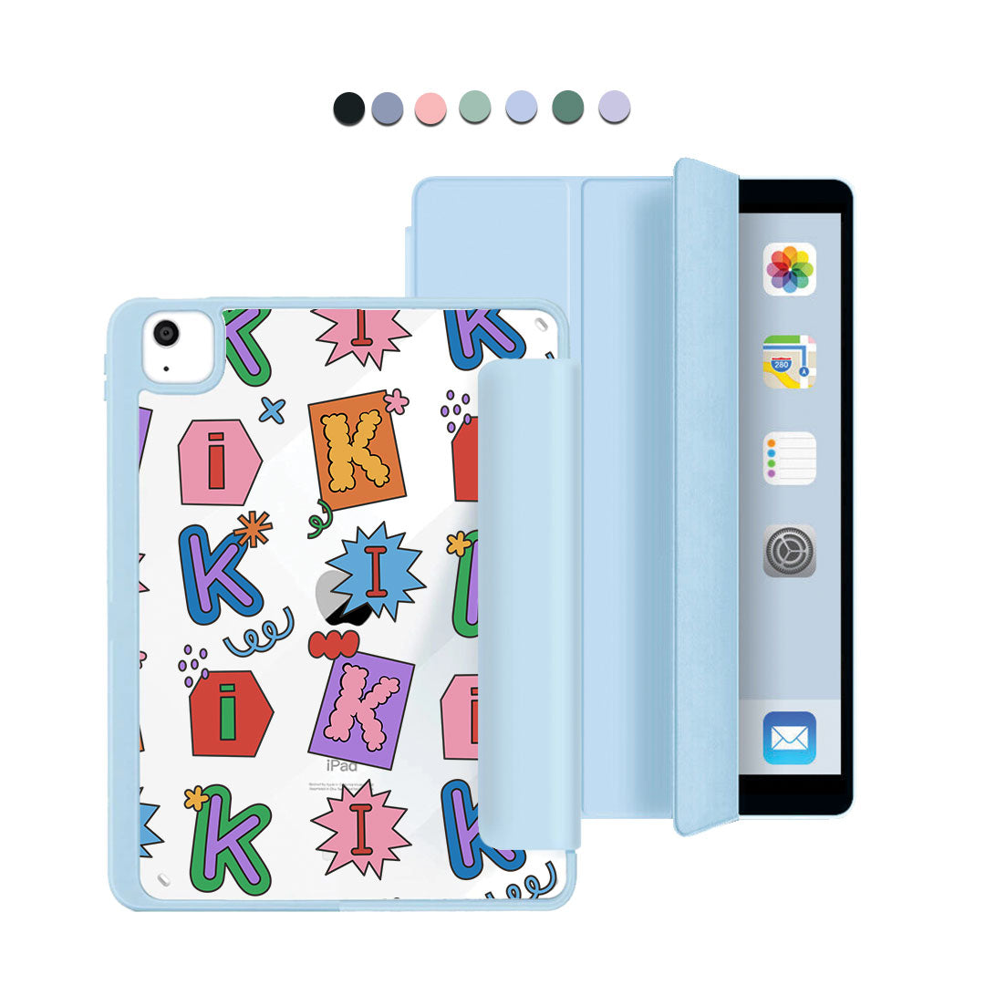 iPad Acrylic Flipcover - CUSTOM MONOGRAM 3.0 Adorable