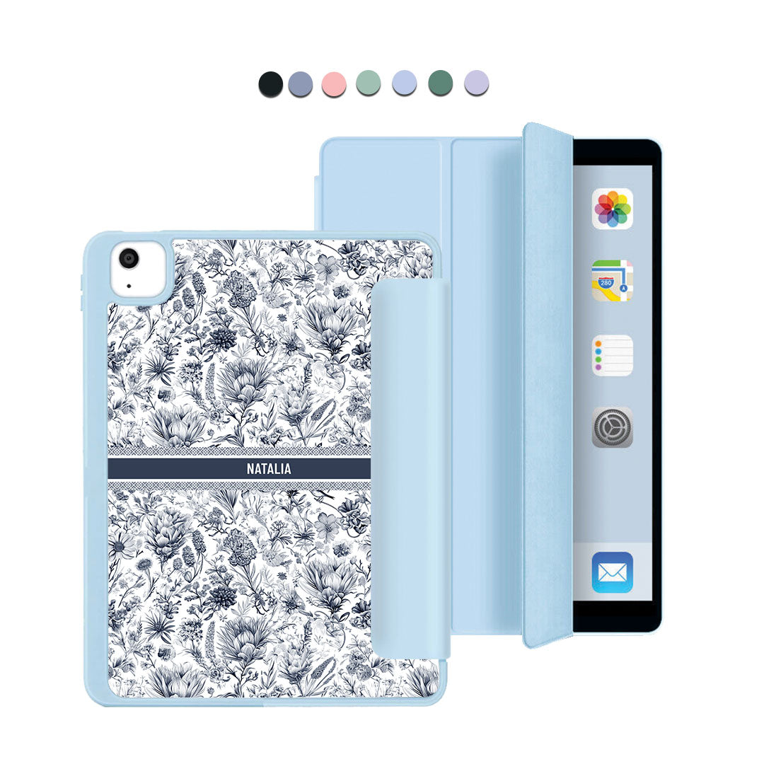 iPad Acrylic Flipcover - Toile du Juoy Botanica