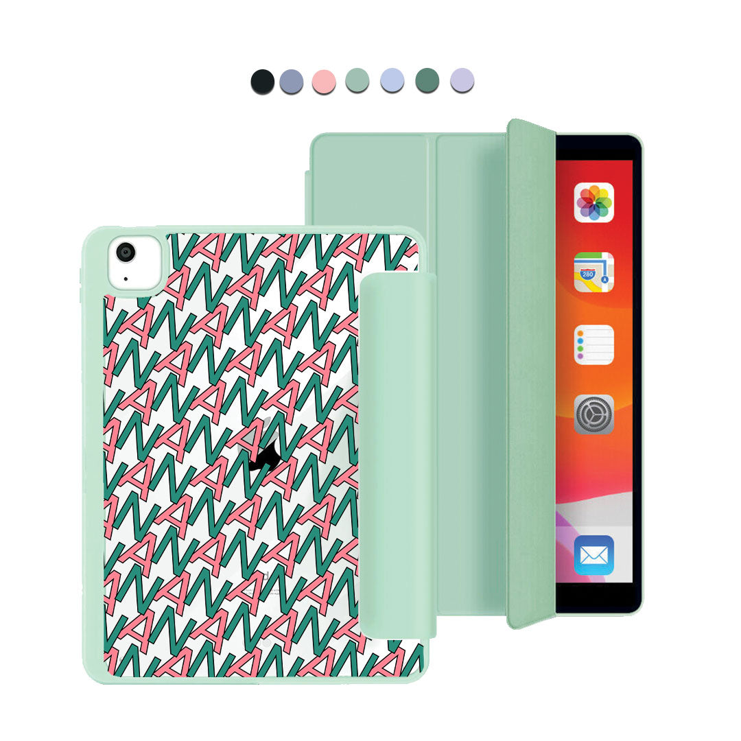iPad Acrylic Flipcover - CUSTOM MONOGRAM 3.0 Initial 7.0