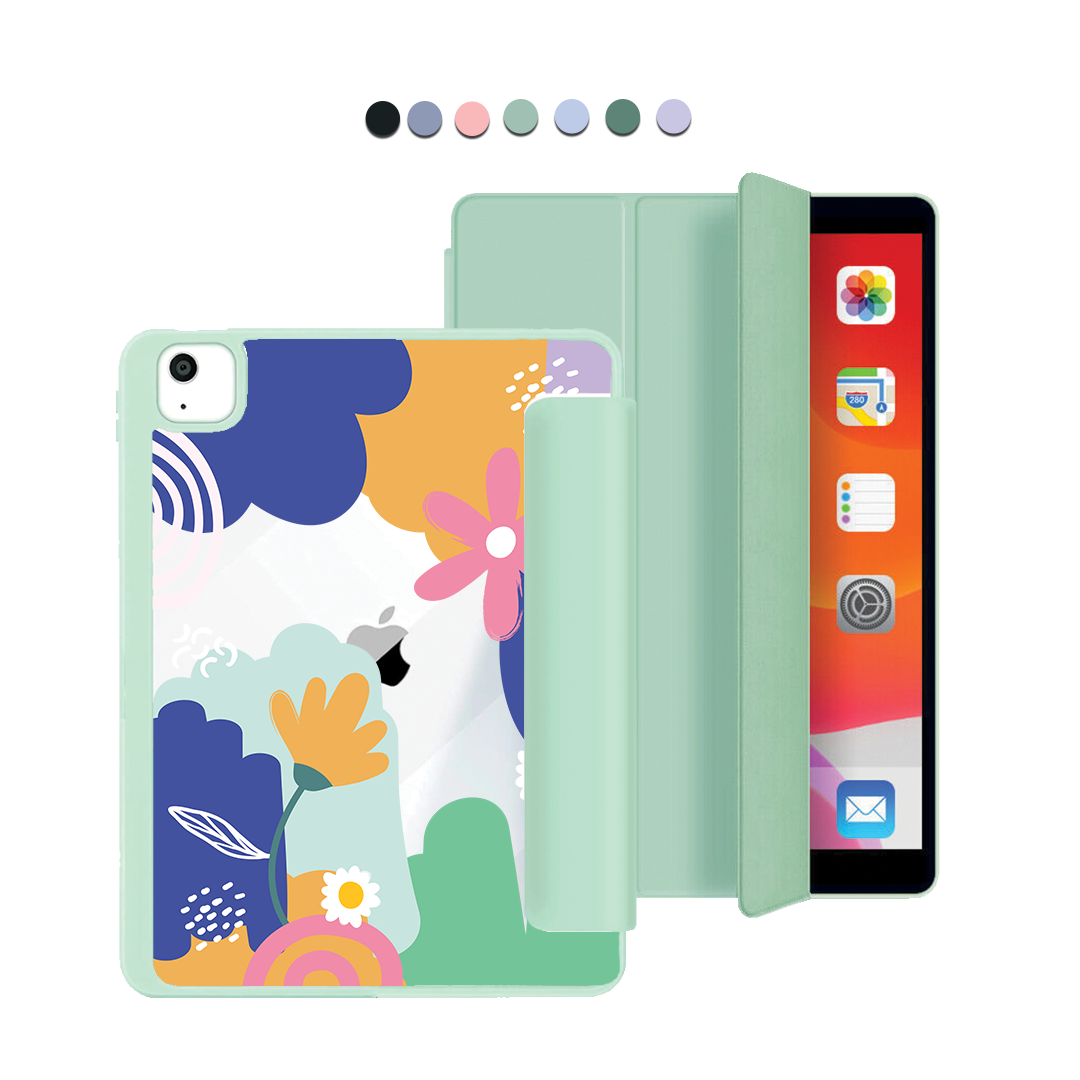 iPad Acrylic Flipcover - Abstract Flower 1.0
