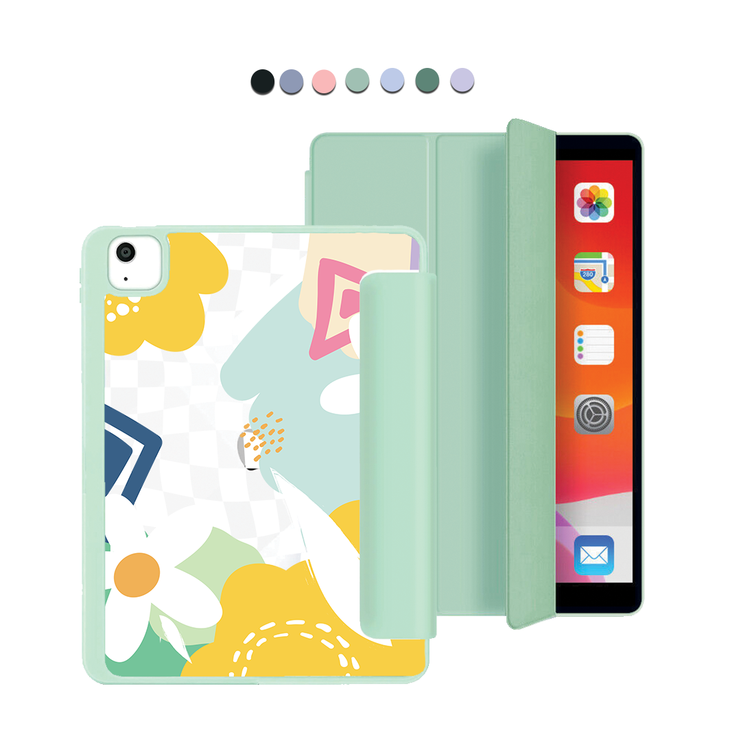 iPad Acrylic Flipcover - Abstract Flower 2.0