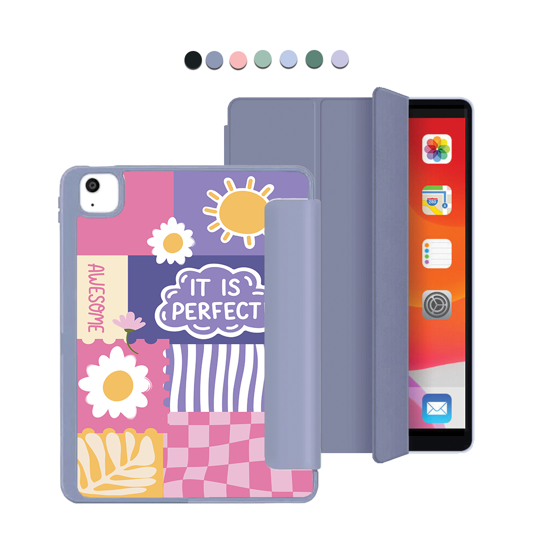 iPad Acrylic Flipcover - Abstract Quotes