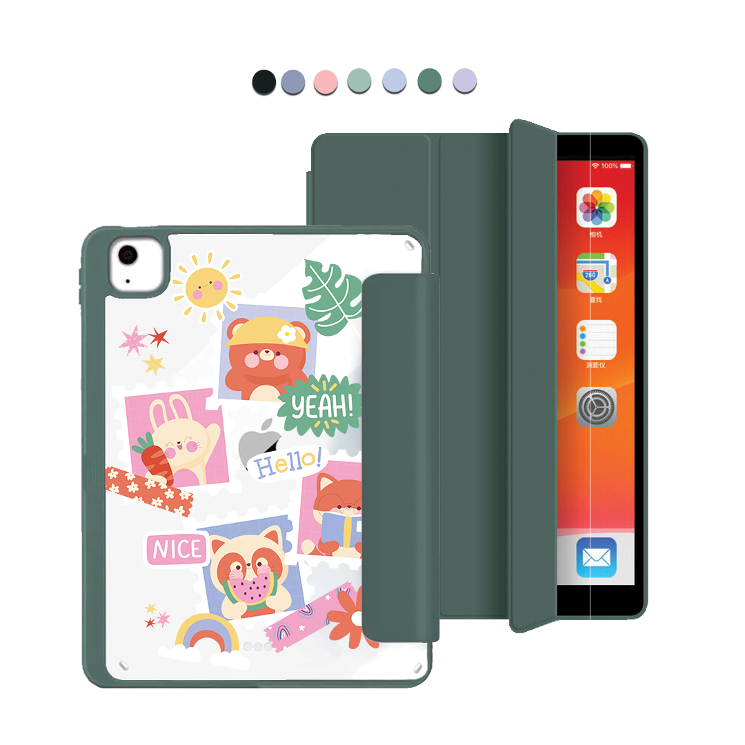 iPad Acrylic Flipcover - Animal Squad