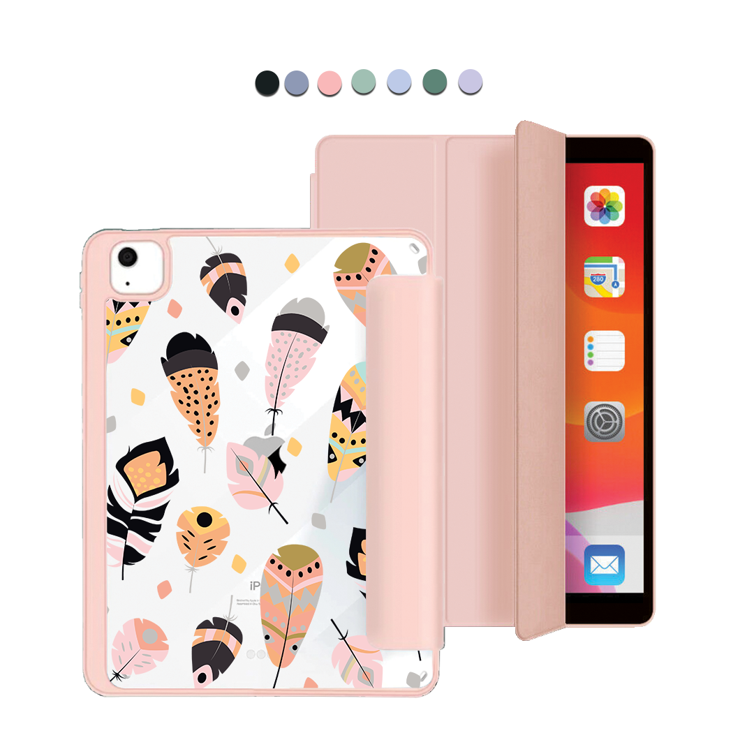 iPad Acrylic Flipcover - Feathers