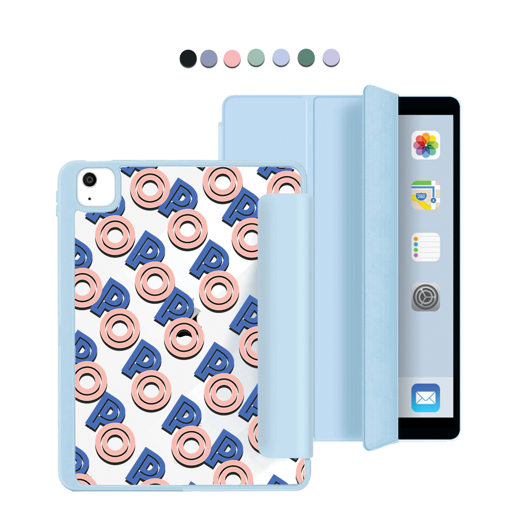 iPad Acrylic Flipcover - Initial Monogram 1.0