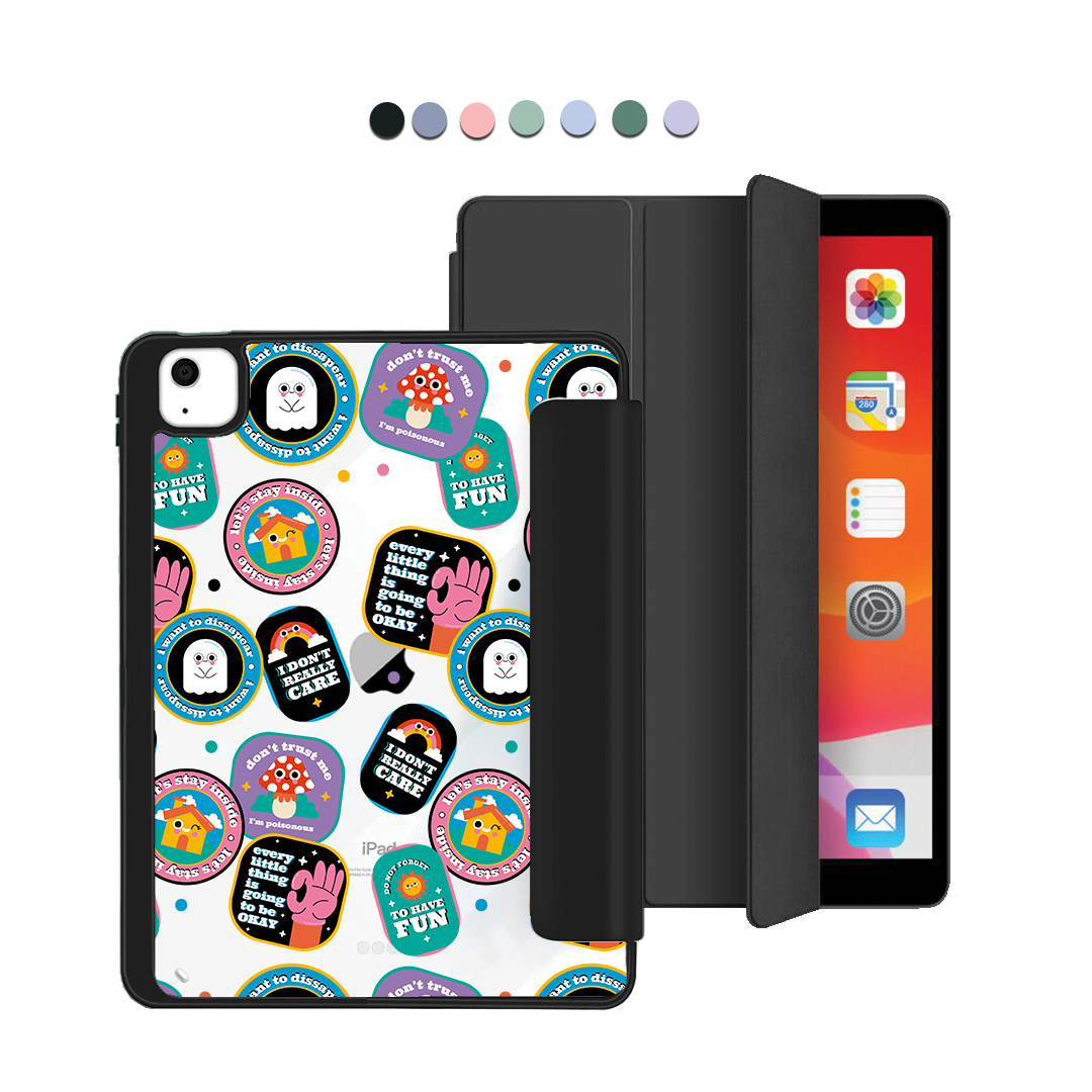 iPad Acrylic Flipcover - Monster Sticker Pack