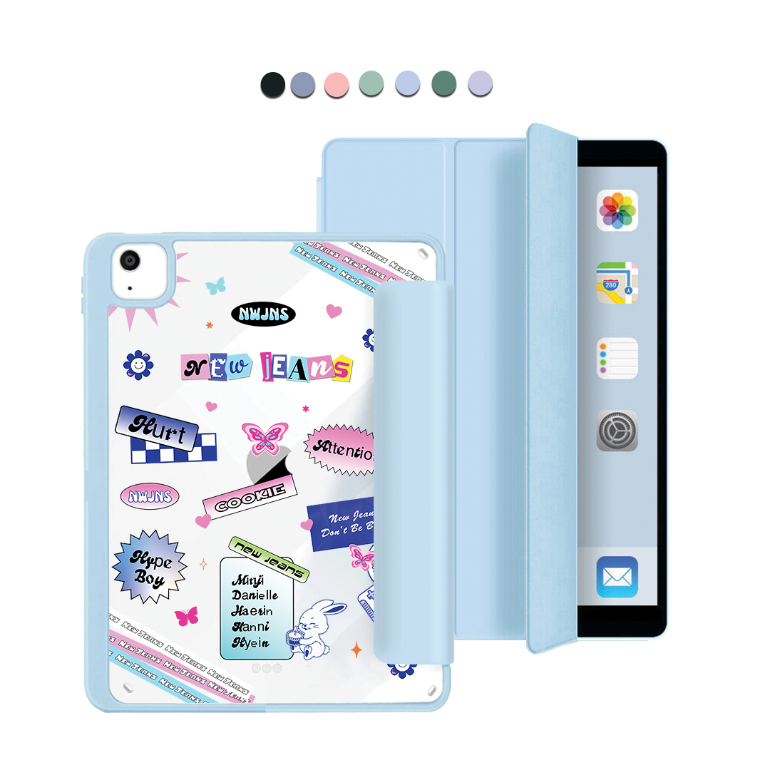 iPad Acrylic Flipcover - New Jeans Sticker Pack