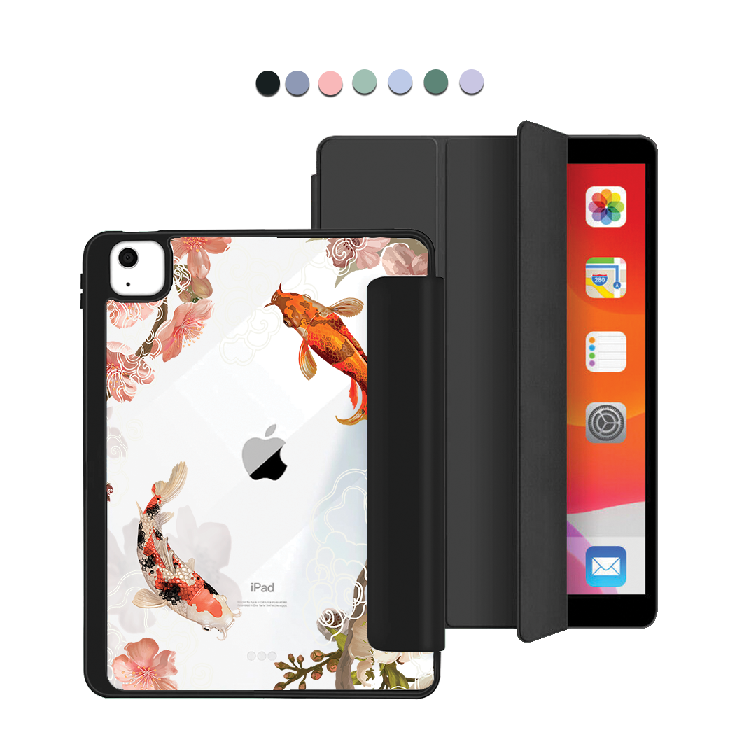 iPad Acrylic Flipcover - Oil Painting Koi