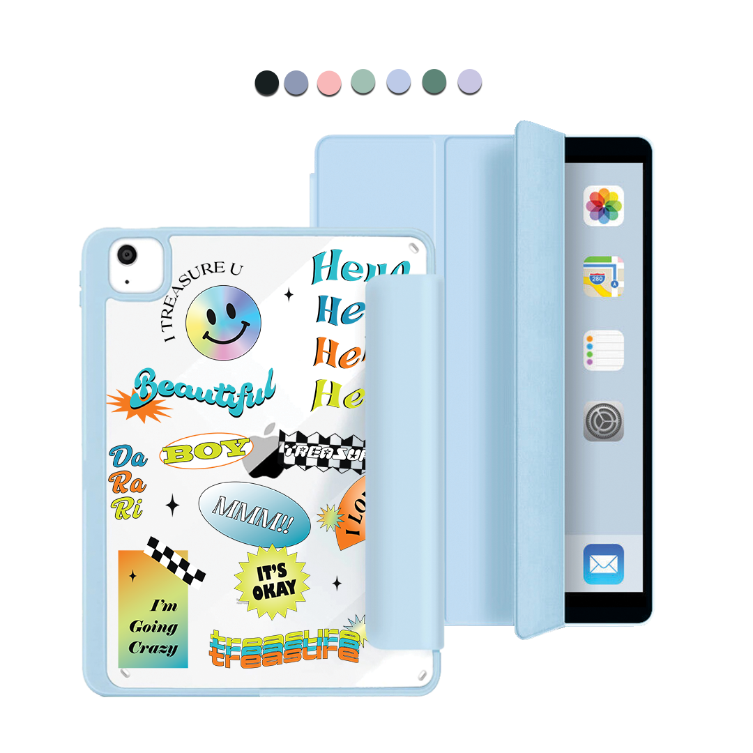 iPad Acrylic Flipcover - Treasure Sticker Pack