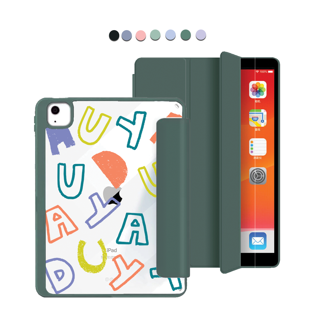 iPad Acrylic Flipcover - Weird Monogram