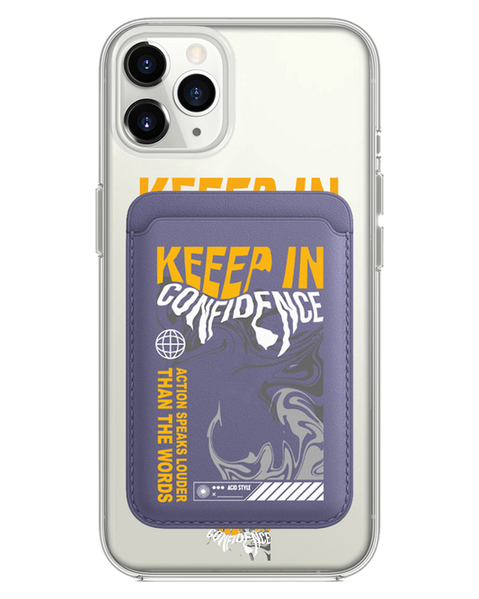 iPhone Magnetic Wallet Case - Keep in Confidence