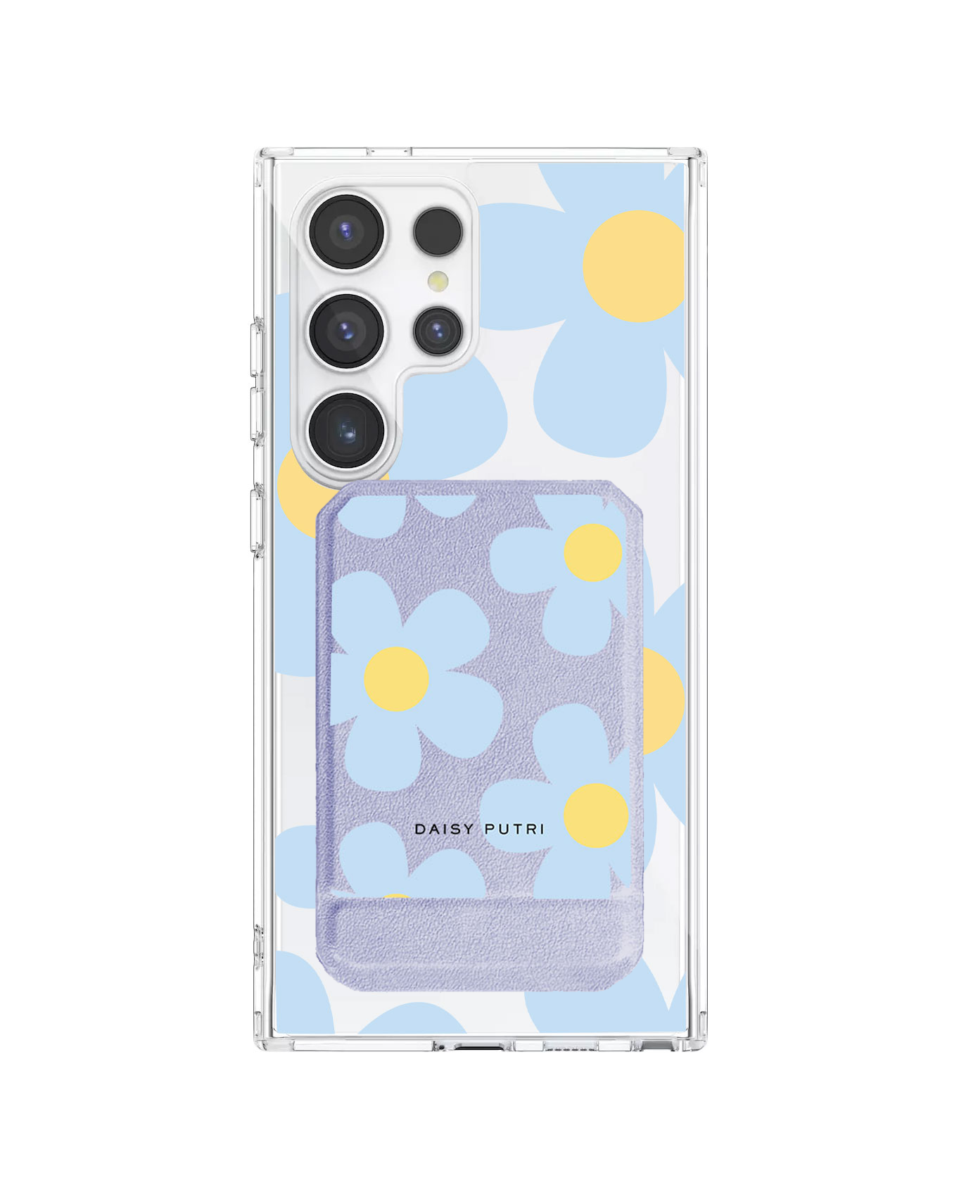 Android Magnetic Multifold Wallet - Daisy Garland