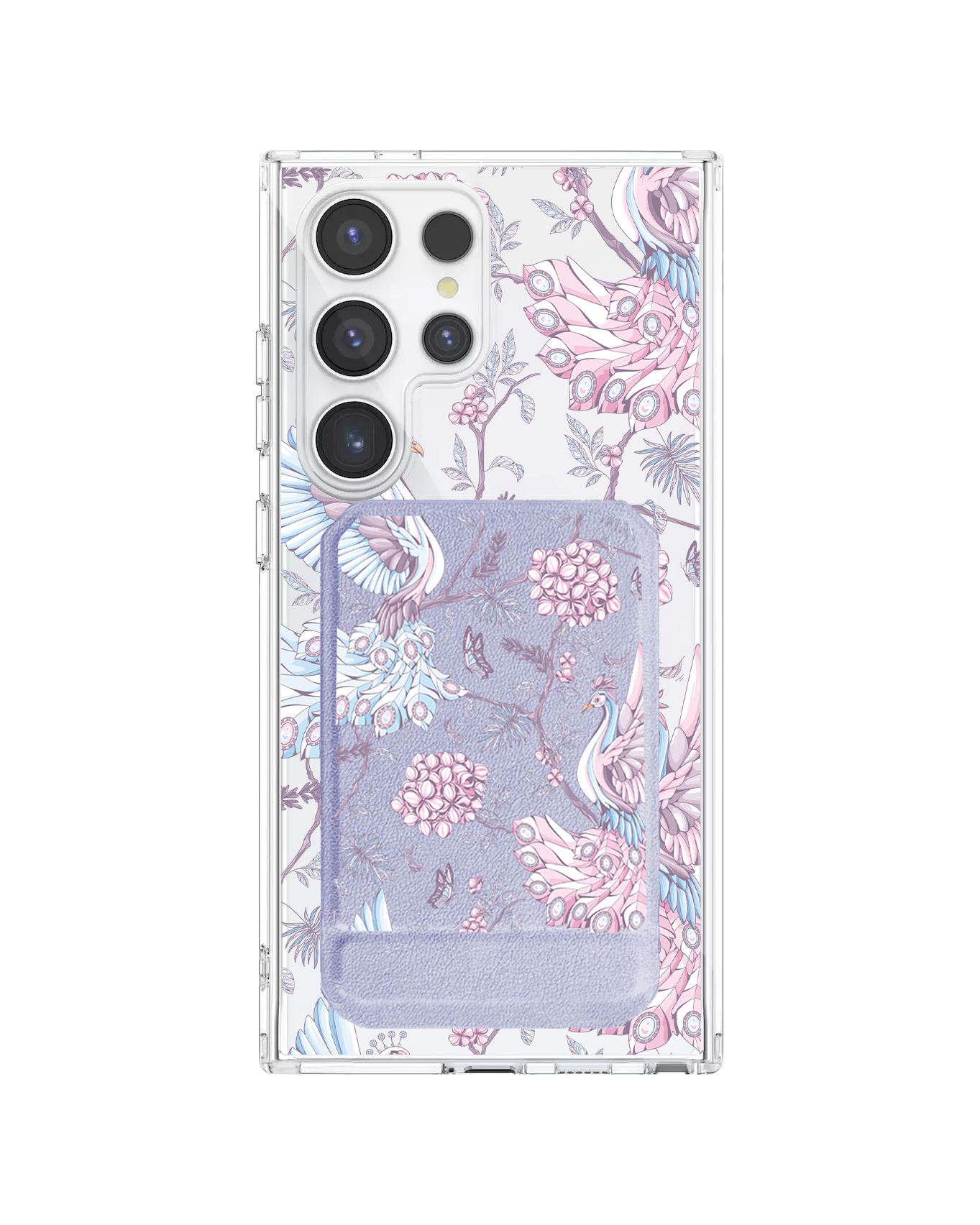 Android Magnetic Multifold Wallet - Peacock 2.0