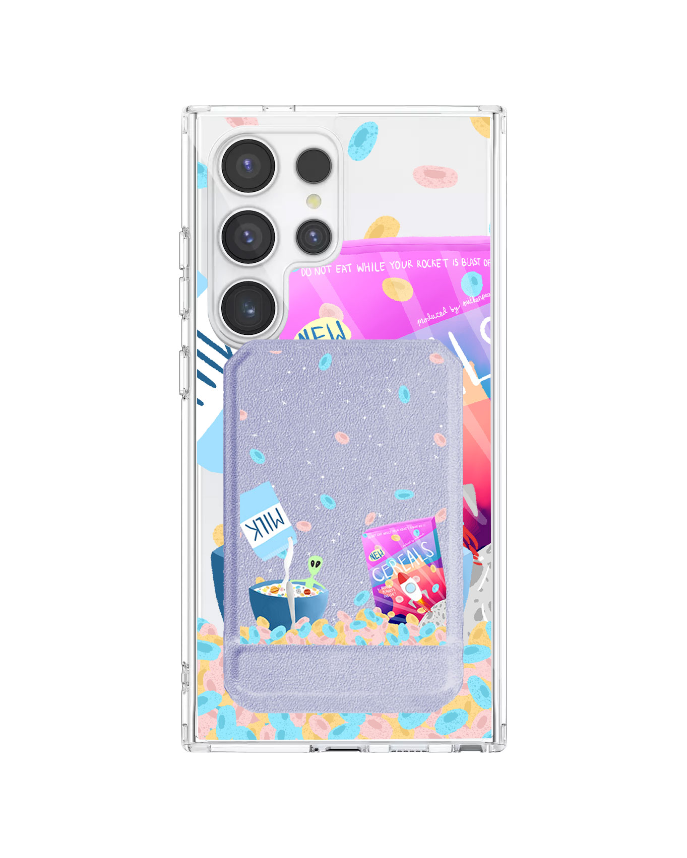 Android Magnetic Multifold Wallet - Cerealiens
