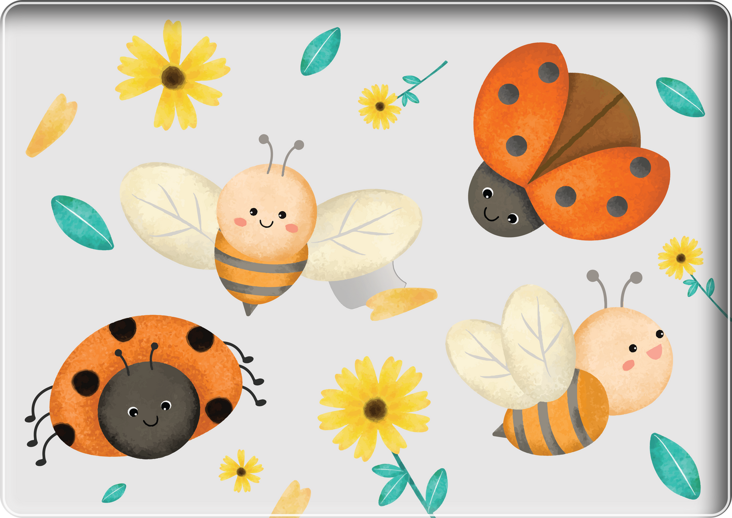 MacBook Snap Case - Lady Bug & Bee