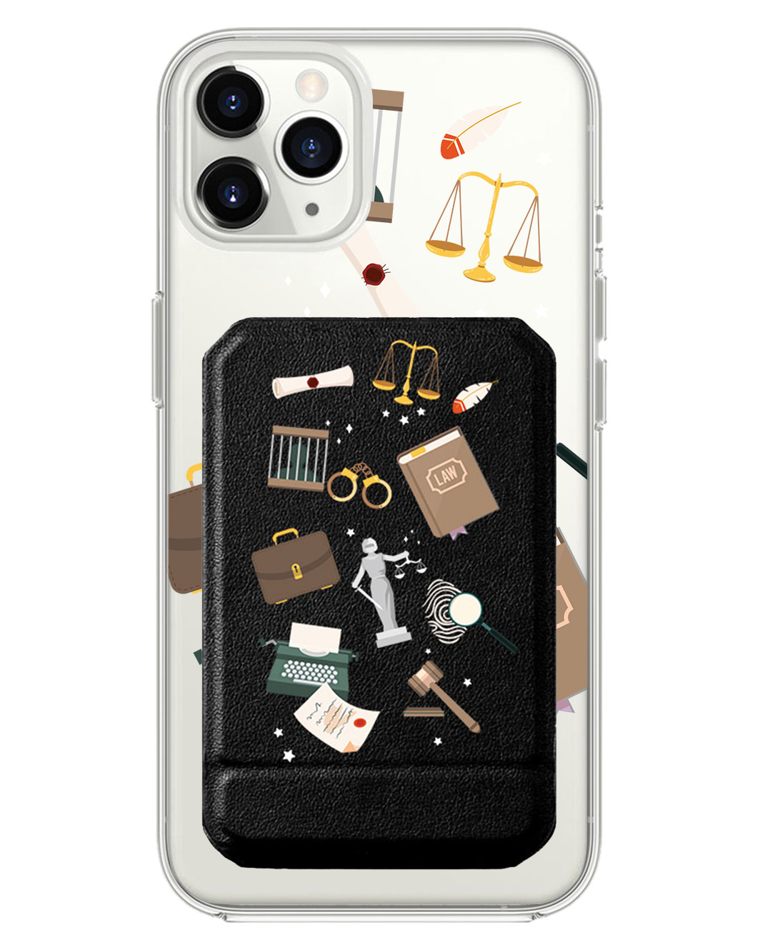 iPhone Magnetic Multifold Wallet - Lawyer