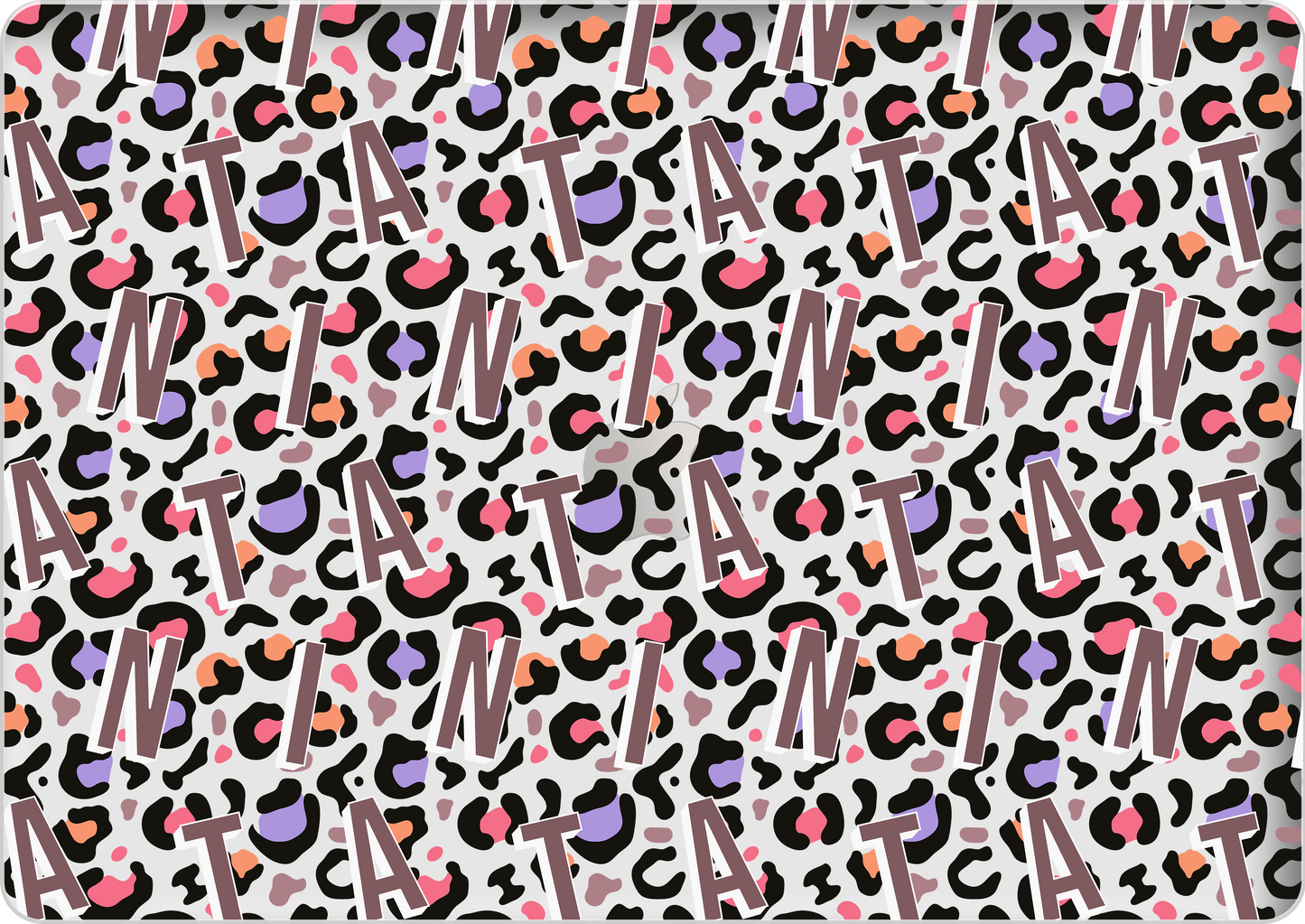 Macbook Snap Case - Leopard Monogram 5.0