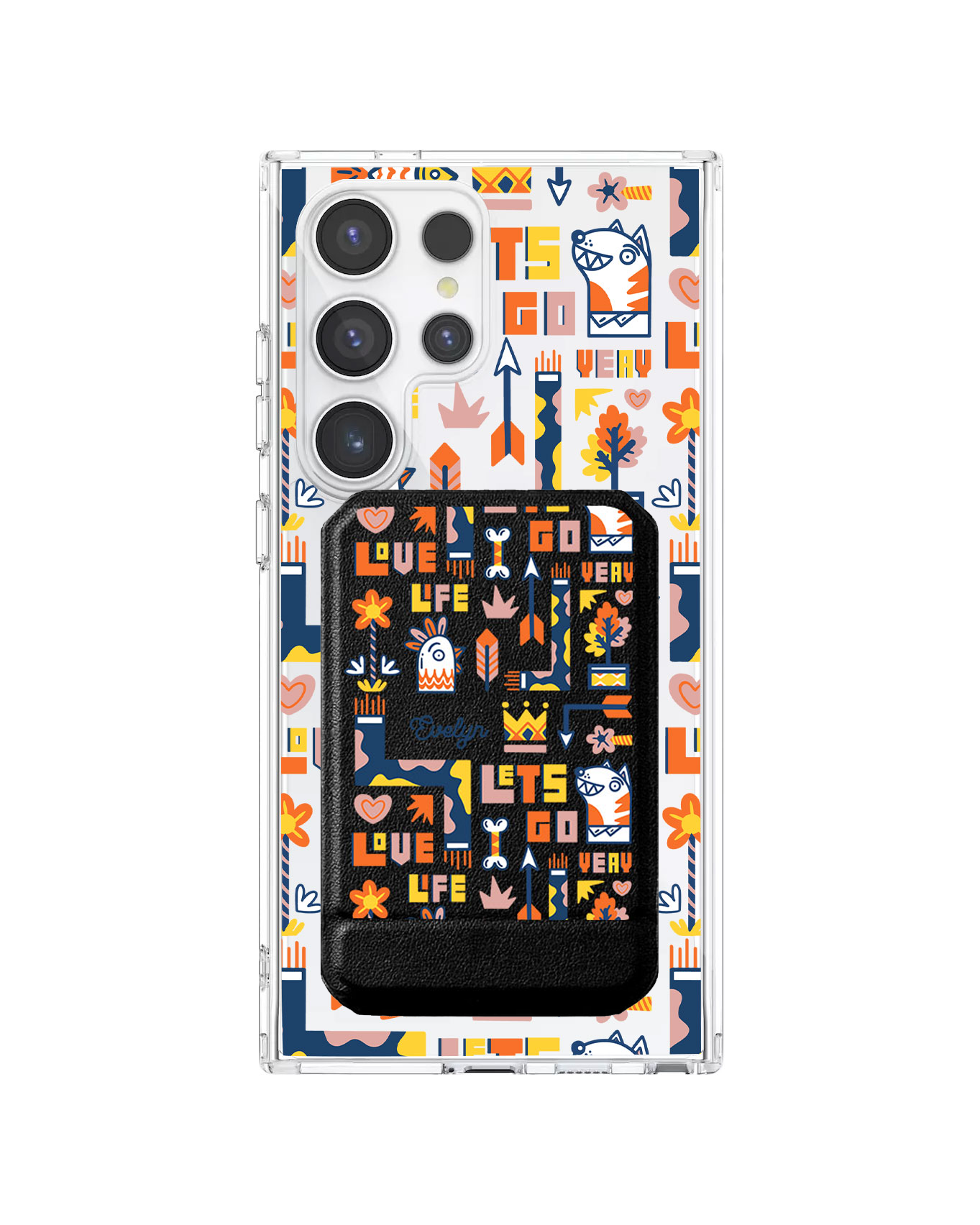Android Magnetic Multifold Wallet - Life in Color
