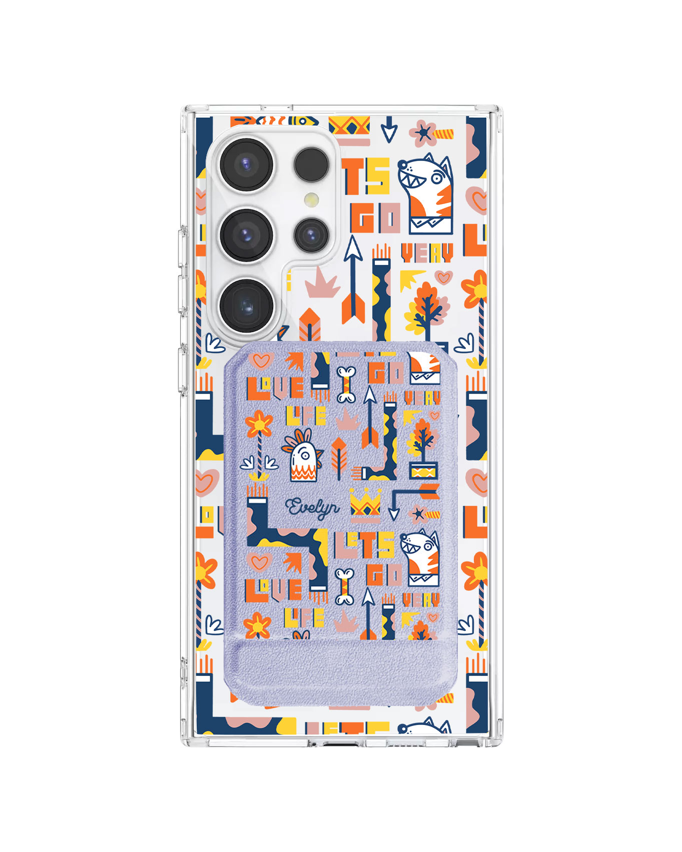 Android Magnetic Multifold Wallet - Life in Color