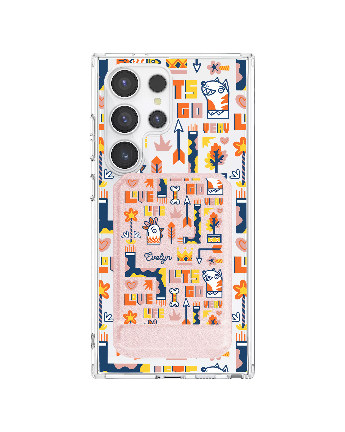 Android Magnetic Multifold Wallet - Life in Color