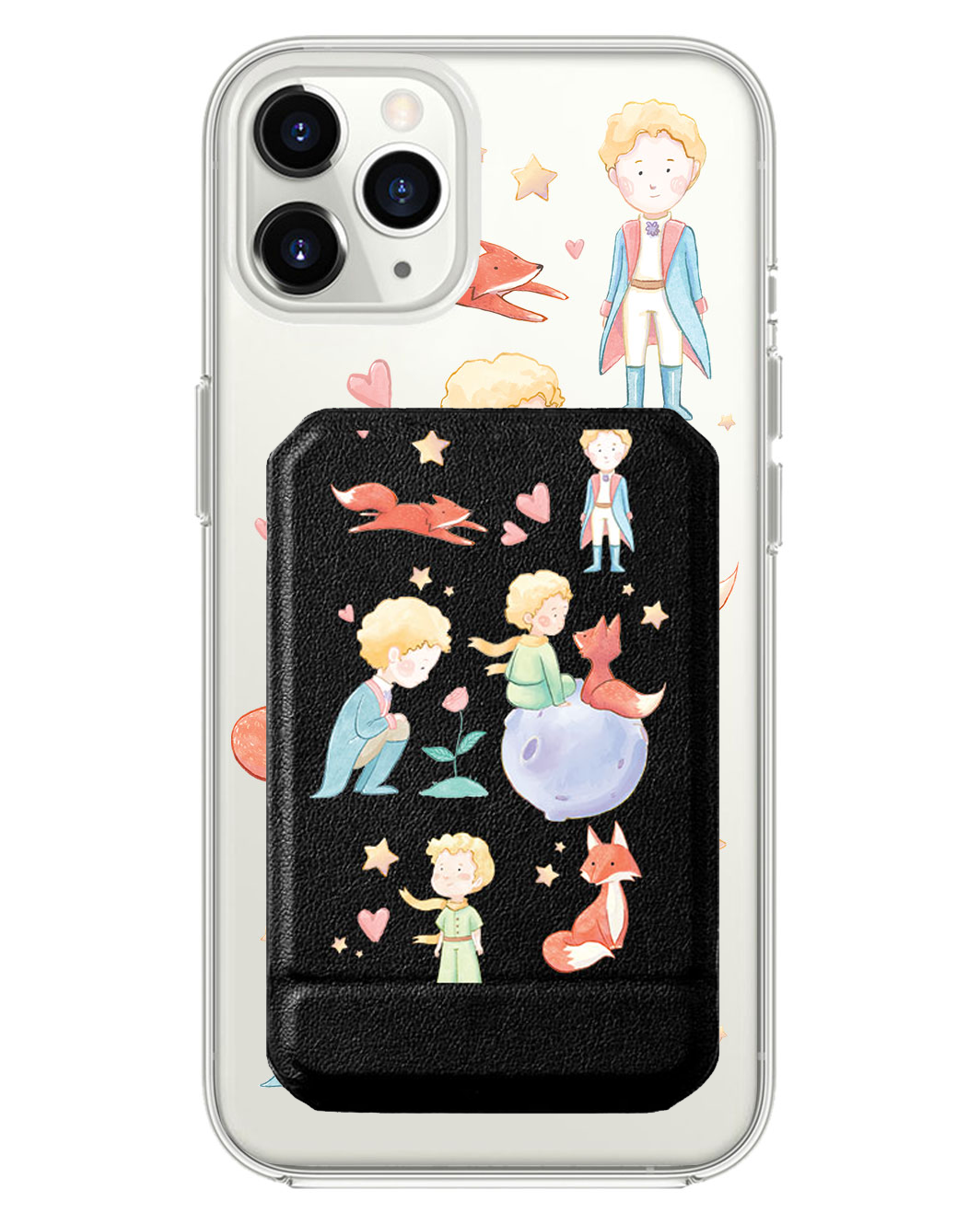 iPhone Magnetic Multifold Wallet - Little Prince & Fox
