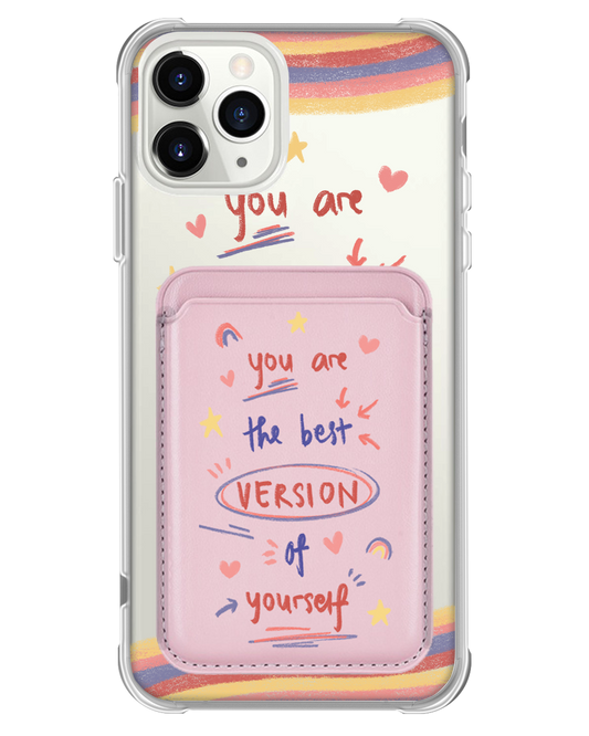 iPhone Magnetic Wallet Case - Love Yourself