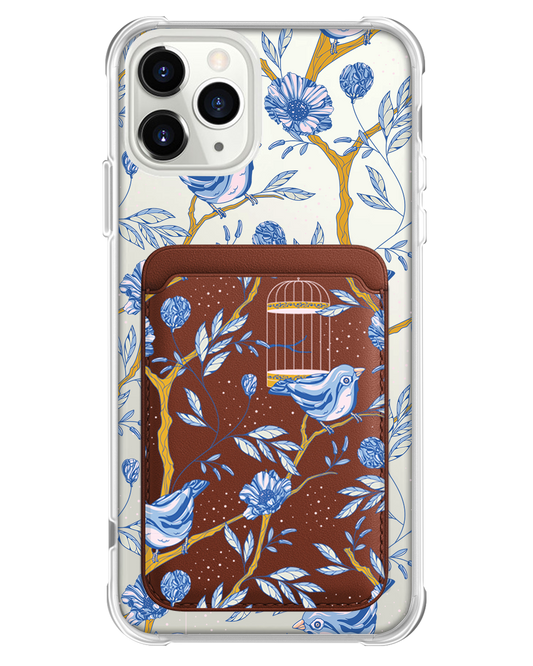 iPhone Magnetic Wallet Case - Lovebird 10.0