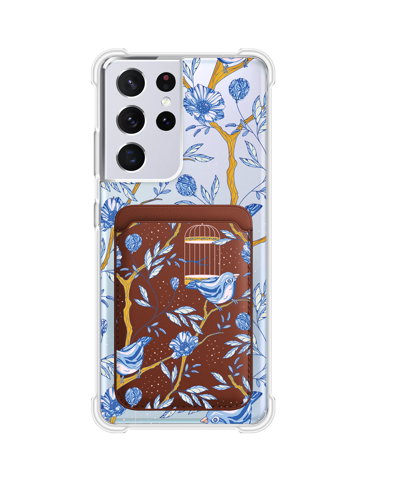 Android Magnetic Wallet Case - Lovebird 10.0
