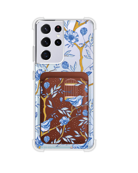 Android Magnetic Wallet Case - Lovebird 10.0