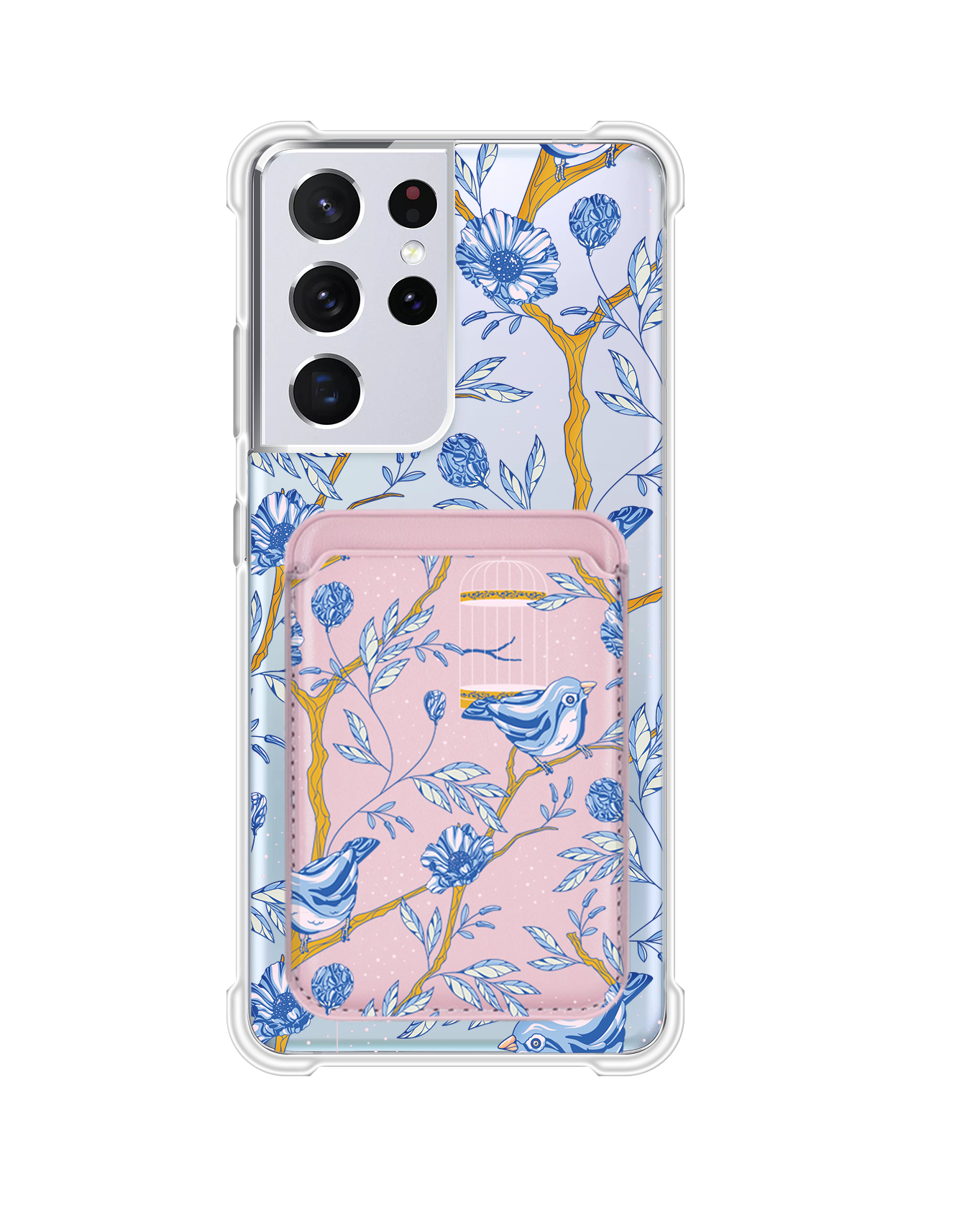 Android Magnetic Wallet Case - Lovebird 10.0