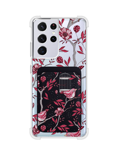 Android Magnetic Wallet Case - Lovebird 11.0