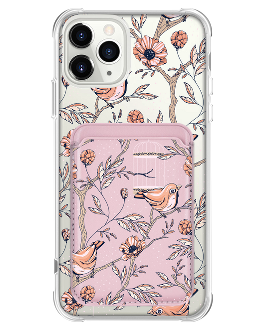 iPhone Magnetic Wallet Case - Lovebird 13.0