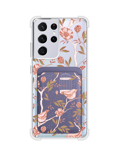 Android Magnetic Wallet Case - Lovebird 14.0